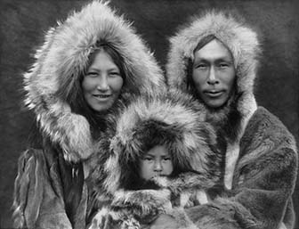 Inupiat Family from Noatak, Alaska, 1929, Edward S. Curtis